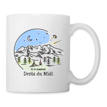 Dents du Midi Valais Hiking Mountaineering Souvenir - Mug - white - Right
