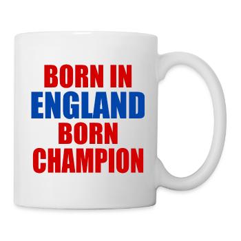 born in england born champion - England - Mug - white - Right