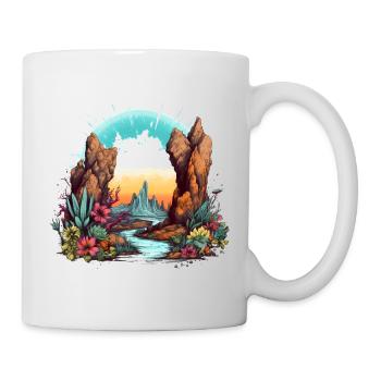 Rocks and Flowers - Mug - white - Right