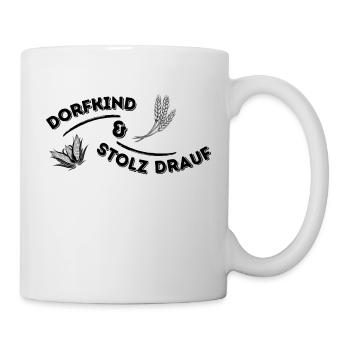 Dorfkind & Stolz Drauf - Tasse - Weiß - Rechts