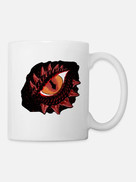 Drachenauge - Tasse - Weiß