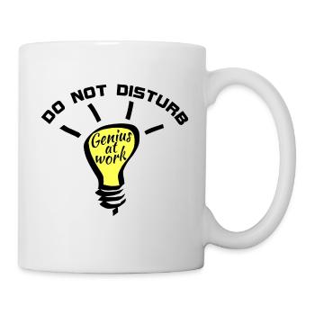 Ne pas déranger - Mug blanc - blanc - Droite