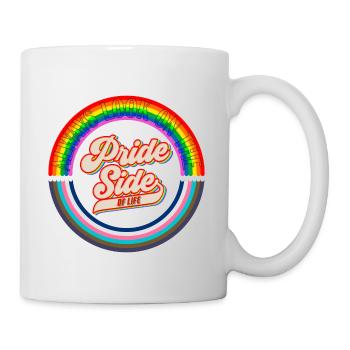 Toujours regarder du côté de la fierté - LGBT - Mug blanc - blanc - Droite