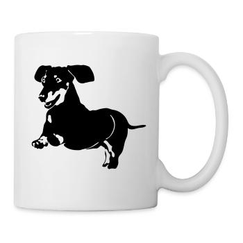 Dachshund - Mug - white - Right