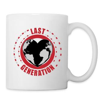 Letzte Generation | Farben änderbar - Tasse - Weiß - Rechts
