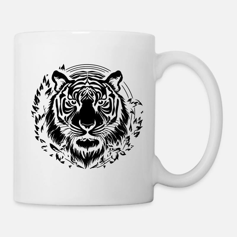 tiger - Tasse - Weiß