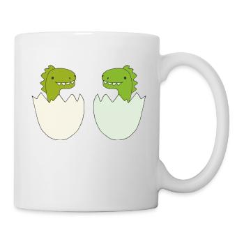 dino baby friends - Tasse - Weiß - Rechts