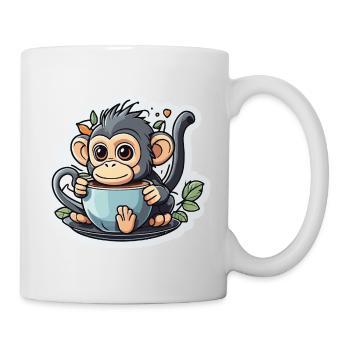Käffchen - Tasse - Weiß - Rechts