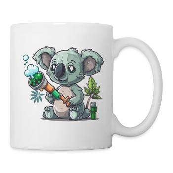 Bong-Blowing Koala - Mug - white - Right