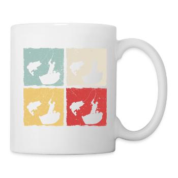 Fish Bite Bait Fishing Retro Gift - Mug - white - Right