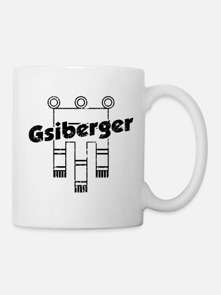 Vorarlberg gsiberger Dialekt Östereich Heimat - Tasse - Weiß