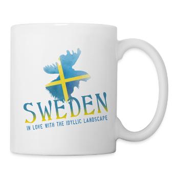 Suède Sverige Schweden - Mug blanc - blanc - Droite