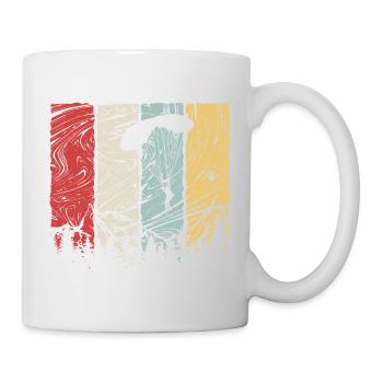 Paragliding Skydiving Gift Retro - Mug - white - Right