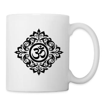 Cosmic Resonance: The Sacred Om - Mug - white - Right