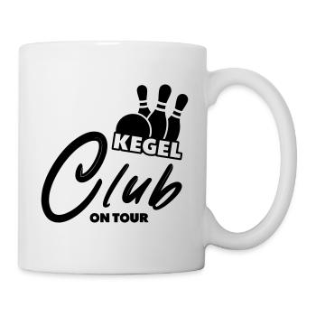 Kegelclub on Tour - Tasse - Weiß - Rechts