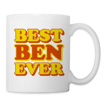 Ben Prénom Drôle de cadeau - Mug blanc - blanc - Droite