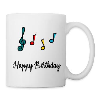 ALLES GUTE ZUM GEBURTSTAG. ALLES GUTE ZUM GEBURTSTAG. JAHRESTAG. - Tasse - Weiß - Rechts