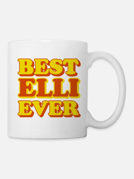 Elli Vorname lustiges Geschenk - Tasse - Weiß