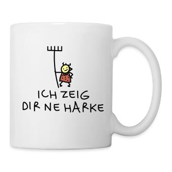 Bäuerin rebellisch - Tasse - Weiß - Rechts