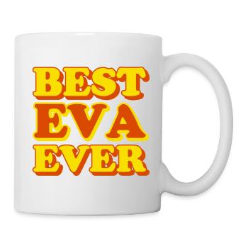 Eva First Name Funny Gift - Mug - white - Right