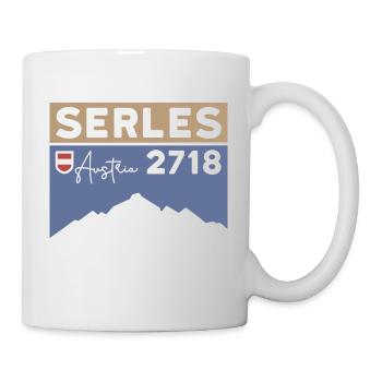 Serles Wanderung Bergtour Stubaital Wipptal Wander - Tasse - Weiß - Rechts