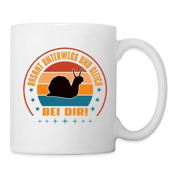 Gleich Bei Dir - Tasse - Weiß - Rechts