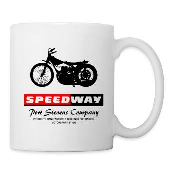 Speedway - Motorcycle Speedway - Tasse - Weiß - Rechts