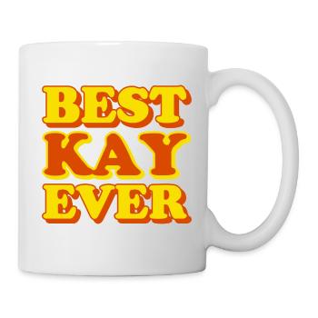 Kay Vorname Witziges Geschenk - Tasse - Weiß - Rechts