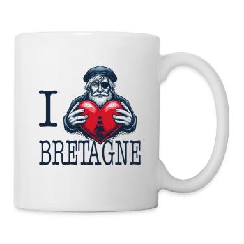 I Love Bretagne Cap-Hornier - Mug - white - Right
