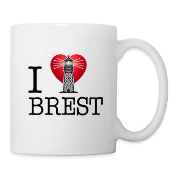 i love Brest by i love bretagne - Mug - white - Right
