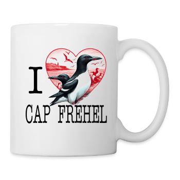 I love cap frehel by i love bretagne - Mug - white - Right