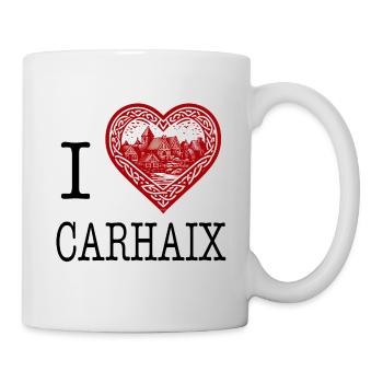 I love carhaix by i love bretagne - Mug - white - Right