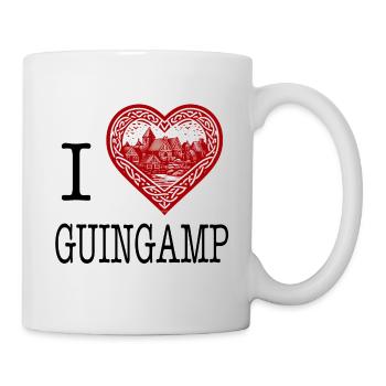 I love Guingamp by I love Bretagne - Mug - white - Right