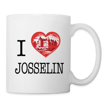 i love Josselin von I Love Bretagne - Tasse - Weiß - Rechts