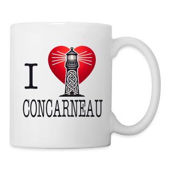 I Love Concarneau von I Love Bretagne - Tasse - Weiß - Rechts