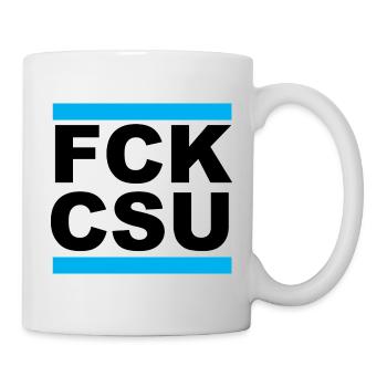 FCK CSU - Tasse - Weiß - Rechts
