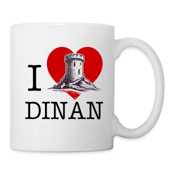 I love Dinan by I love Bretagne - Mug - white - Right
