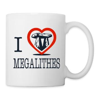 i love megalithes by i love bretagne - Mug blanc - blanc - Droite