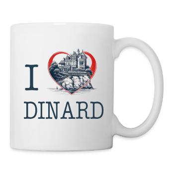 I Love Dinard Villa by I Love Bretagne - Mug - white - Right