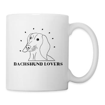 Dachshund lovers - Mug - white - Right