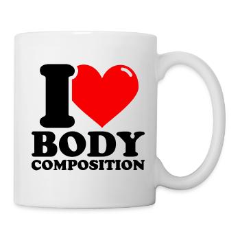 J’aime la composition corporelle - Fitness Weighth - Mug blanc - blanc - Droite