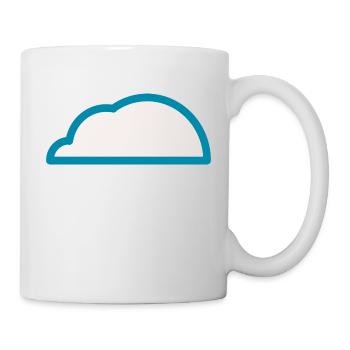 Wetter Bewölkt - Tasse - Weiß - Rechts
