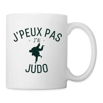 J peux pas j ai judo - Mug blanc - blanc - Droite