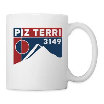 Piz Terri Adula Alps Switzerland Mountain Tour Souvenir - Mug - white - Right