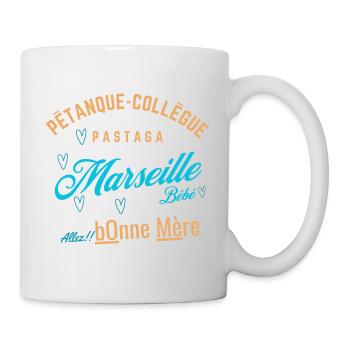 Marseille Fun Tee - Mug blanc - blanc - Droite