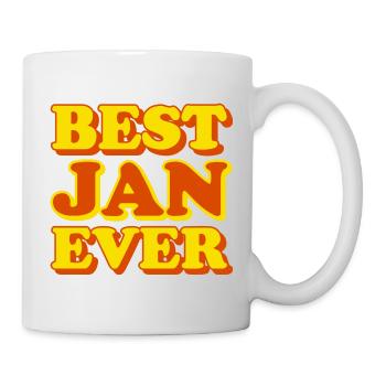 Jan First Name Funny Gift - Mug - white - Right