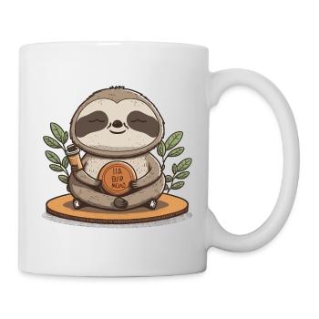 Sloth Yoga & Meditation - Mug - white - Right