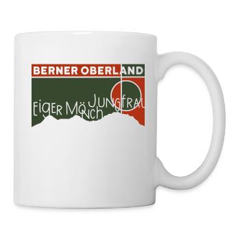 Eiger Mönch Jungfrau Jungfraujoch Bernese Oberland - Mug - white - Right