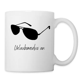 Urlaubsmodus an , der Urlaub beginnt jetzt, - Tasse - Weiß - Rechts