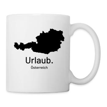 Österreich. Urlaub. - Tasse - Weiß - Rechts